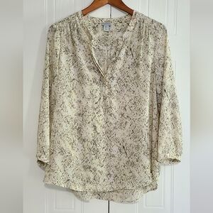 Paraphrase Snakeskin Print Blouse